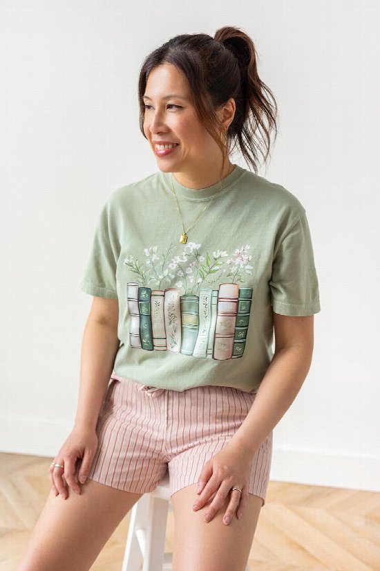 Fiction in Bloom Tee